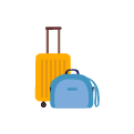 dessin de valise et bagage cabine 